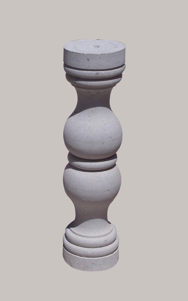 Balaustro estilo espejo gris